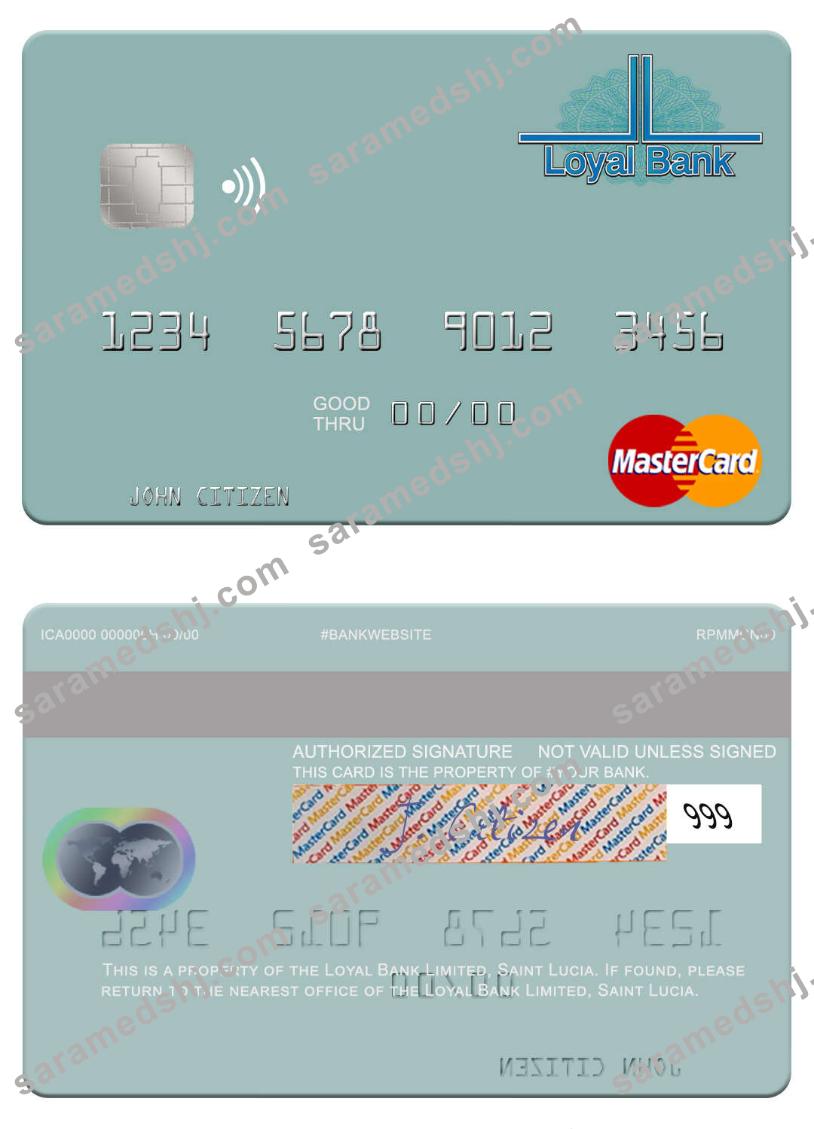 Saint Lucia Loyal Bank Limited mastercard
